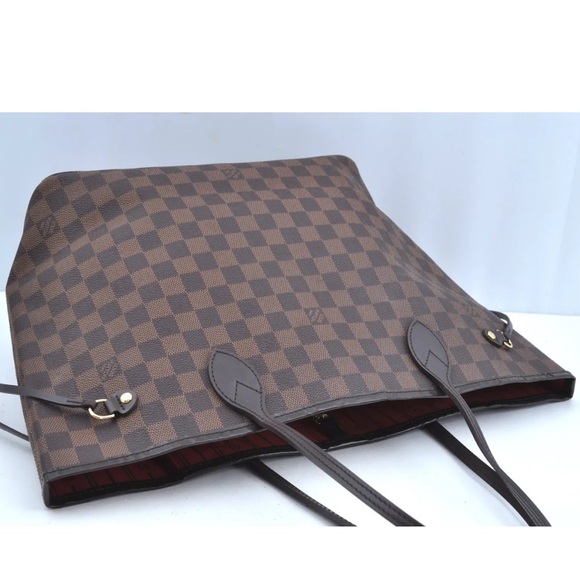 Louis Vuitton DAMIER EBENE MM NEVERFULL TOTE SHOULDER BAG - Picture 9 of 15